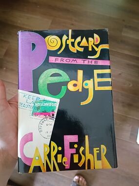 Postcards From the Edge by Carrie Fisher — Black Cover